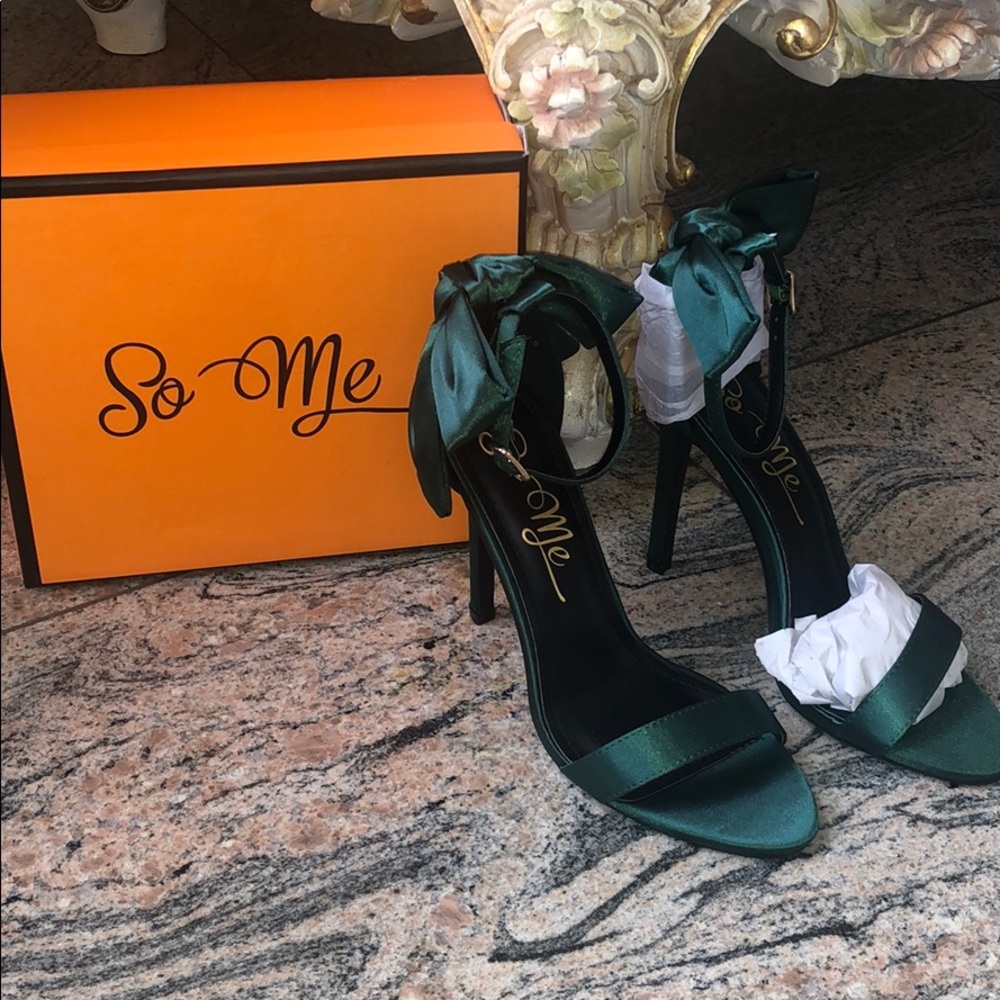 “So me “ green heels